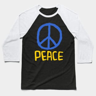 Stand With Ukraine, Peace Ukraine Baseball T-Shirt